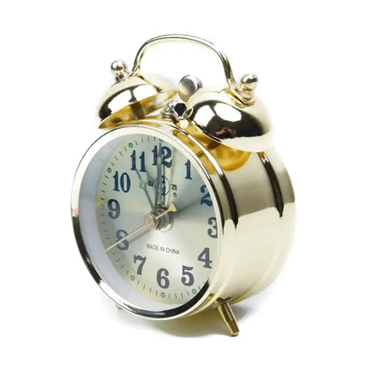 Réveil mécanique doré style rétro à doubles cloches -  - reveil-mecanique-avec-cloches - ["analogique","Jour Nuit","lumineux","Radio R\u00e9veil Lumineux","R\u00e9veil Analogique"]