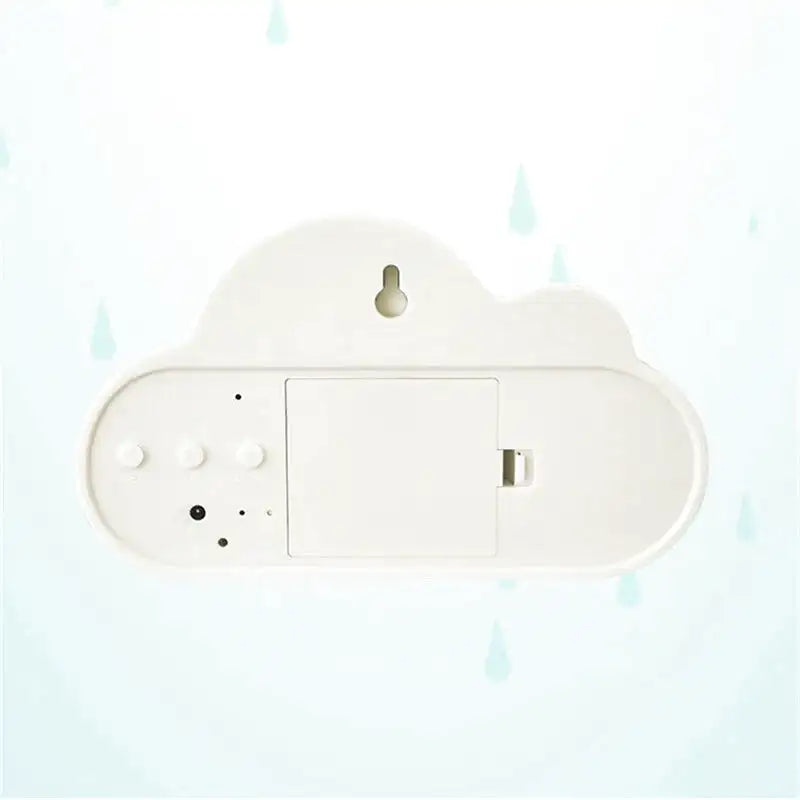 Réveil nuage en plastique avec affichage LED blanc -  - reveil-enfant-nuage - ["enfant","lumineux","Radio R\u00e9veil Lumineux","r\u00e9veil enfant","\u00e9ducatif"]