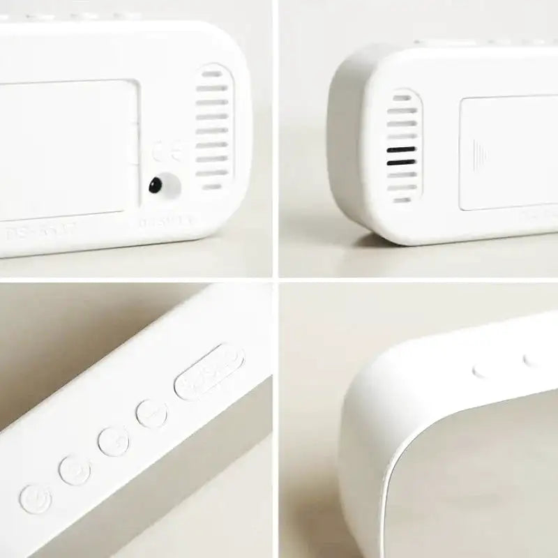 Réveil numérique argenté à grands chiffres LED verts -  - reveil-lumineux-gros-chiffres - ["lumineux","Radio R\u00e9veil Lumineux"]