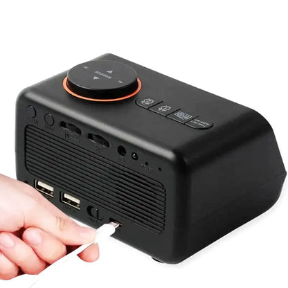 Réveil numérique blanc à écran LED bleu -  - reveil-numerique-batterie-avec-radio - []