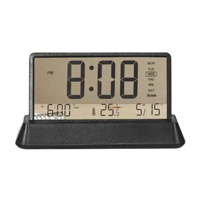 Réveil numérique blanc avec température et date intégrées -  - reveil-numerique-temperature - ["ado"]