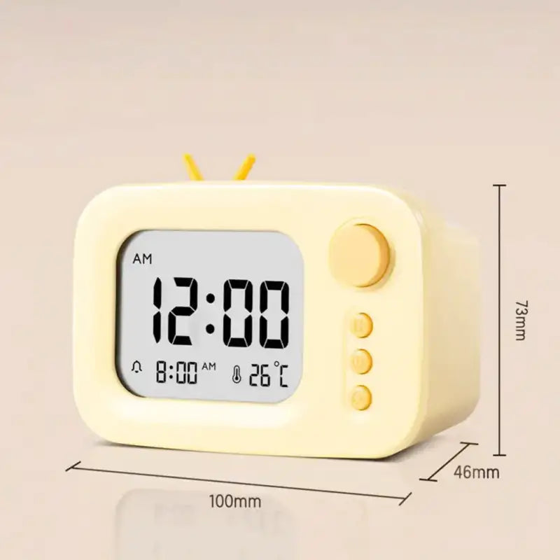Réveil numérique compact blanc avec affichage température -  - reveil-ado-design - ["ado","digital","num\u00e9rique","petit","petit reveil","plastique","r\u00e9veil digital","simple"]