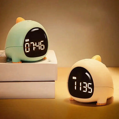 Réveil numérique dinosaure beige à affichage LED -  - reveil-dinosaure-numerique - ["digital","dinosaure","enfant","num\u00e9rique","petit","petit r\u00e9veil","r\u00e9veil dinosaure","r\u00e9veil enfant","simple"]