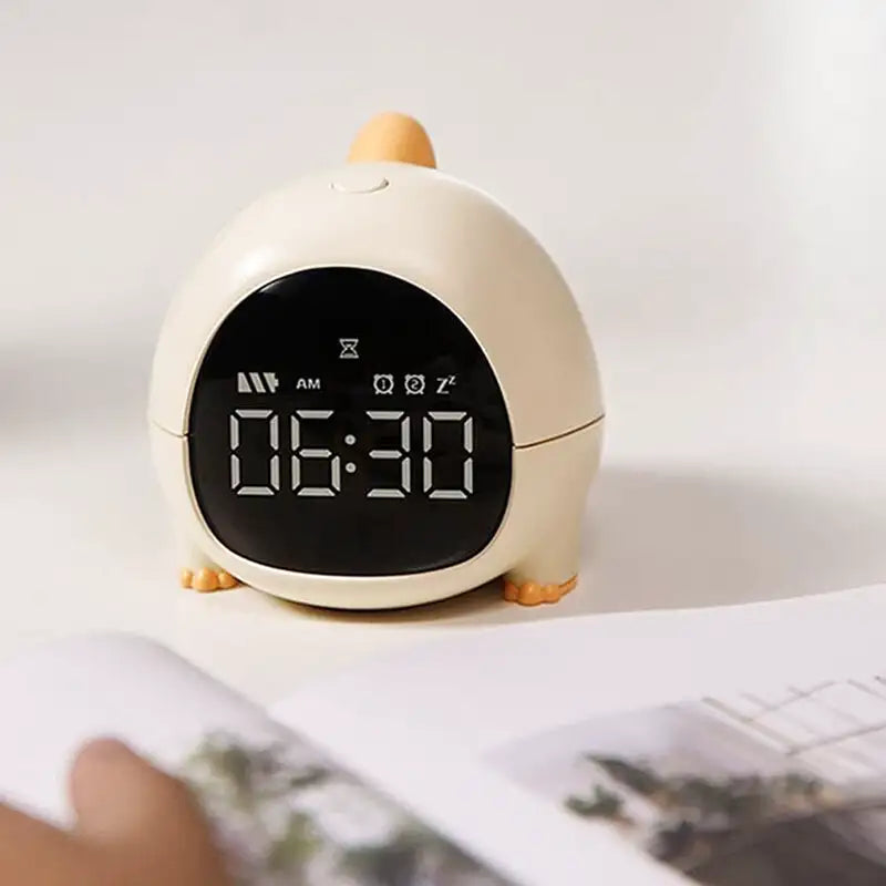 Réveil numérique dinosaure beige à affichage LED -  - reveil-dinosaure-numerique - ["digital","dinosaure","enfant","num\u00e9rique","petit","petit r\u00e9veil","r\u00e9veil dinosaure","r\u00e9veil enfant","simple"]