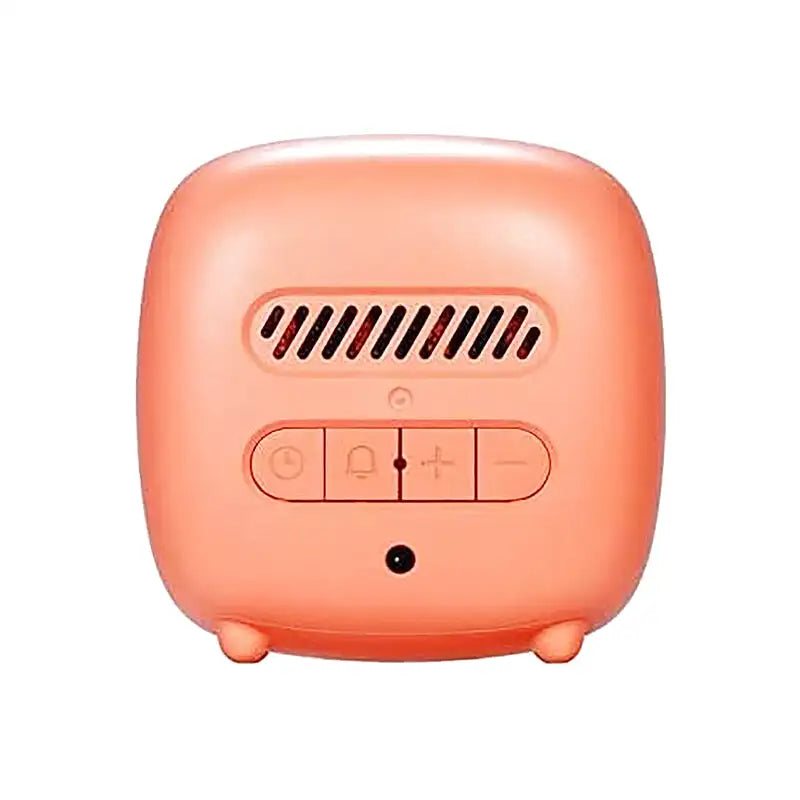 Réveil numérique en plastique rose avec oreilles de chat -  - reveil-veilleuse-chat - ["chat","veilleuse"]