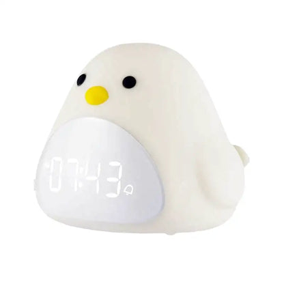 Réveil numérique enfant en forme d’oiseau blanc -  - reveil-enfant-jour-nuit - ["digital","enfant","lumineux","num\u00e9rique","petit","petit reveil","r\u00e9veil enfant","simple"]