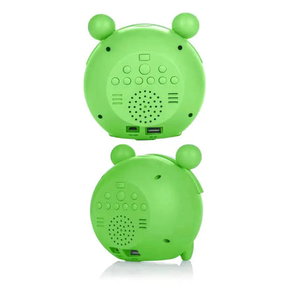 Réveil numérique grenouille en plastique vert pour enfant -  - reveil-jour-nuit-enfant - ["enfant","intelligent","Jour Nuit","r\u00e9veil enfant","veilleuse"]