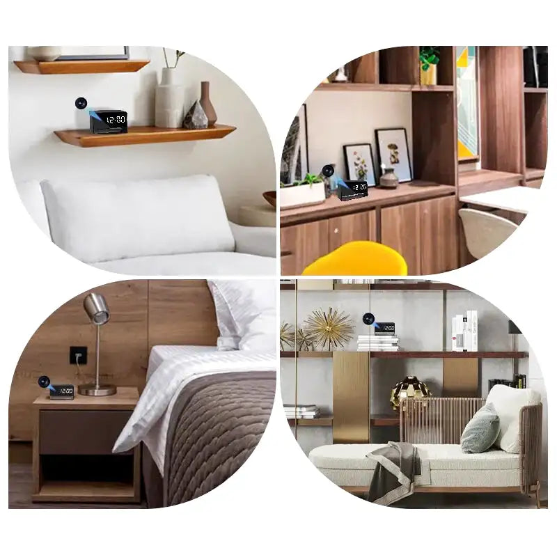 Réveil numérique noir avec caméra discrète intégrée -  - reveil-camera-espion-full-hd - ["camera espion","connect\u00e9","num\u00e9rique","r\u00e9veil digital","simple"]