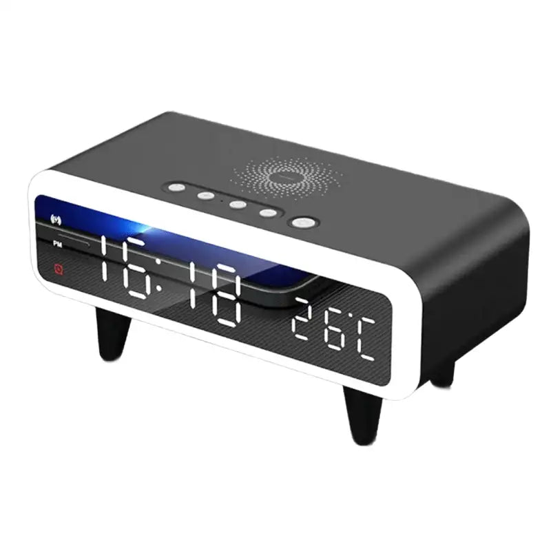 Réveil numérique noir avec chargeur induction et température -  - reveil-avec-chargeur-a-induction - ["digital","num\u00e9rique","petit reveil","plastique","r\u00e9veil digital","simple"]