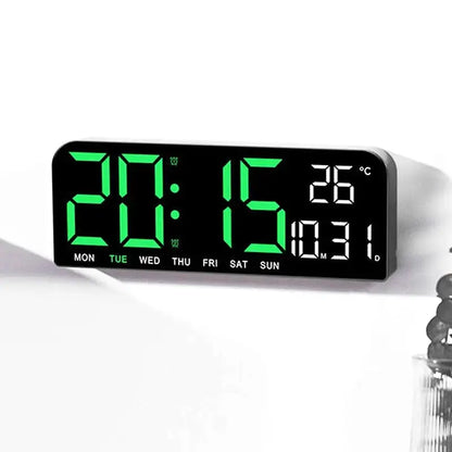 Réveil numérique noir avec écran LED bleu -  - reveil-lumineux-avec-temperature-1 - ["lumineux","Radio R\u00e9veil Lumineux"]