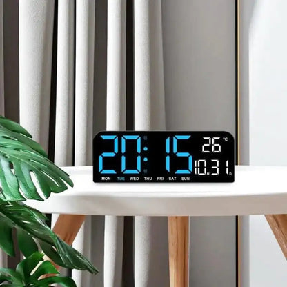 Réveil numérique noir avec écran LED bleu -  - reveil-lumineux-avec-temperature-1 - ["lumineux","Radio R\u00e9veil Lumineux"]