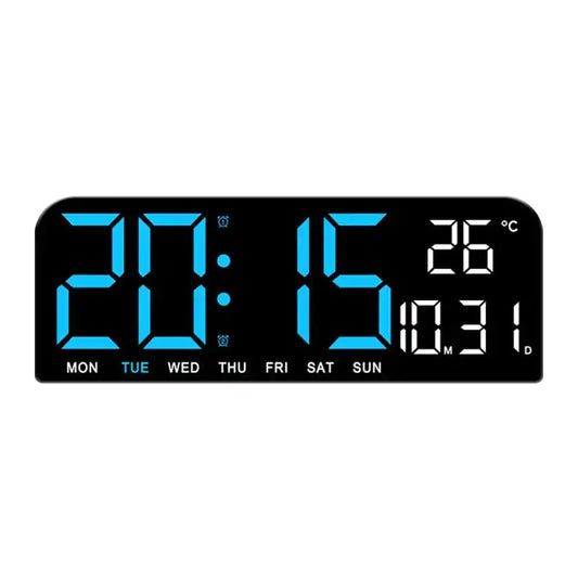 Réveil numérique noir avec écran LED bleu -  - reveil-lumineux-avec-temperature-1 - ["lumineux","Radio R\u00e9veil Lumineux"]
