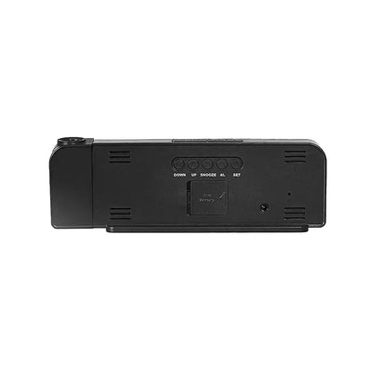 Réveil numérique noir avec projection rouge et LED colorées -  - reveil-projecteur-ado - ["ado","projecteur","radio reveil projecteur","r\u00e9veil projecteur"]