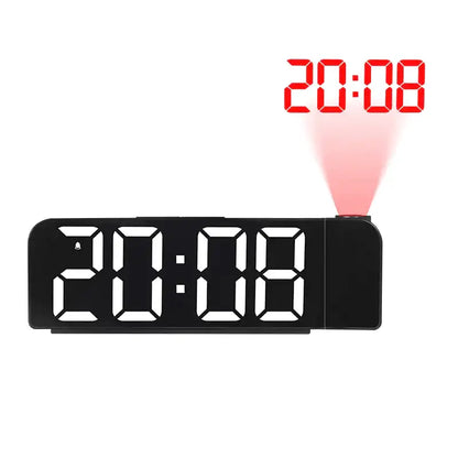 Réveil numérique noir avec projection rouge et LED colorées -  - reveil-projecteur-ado - ["ado","projecteur","radio reveil projecteur","r\u00e9veil projecteur"]