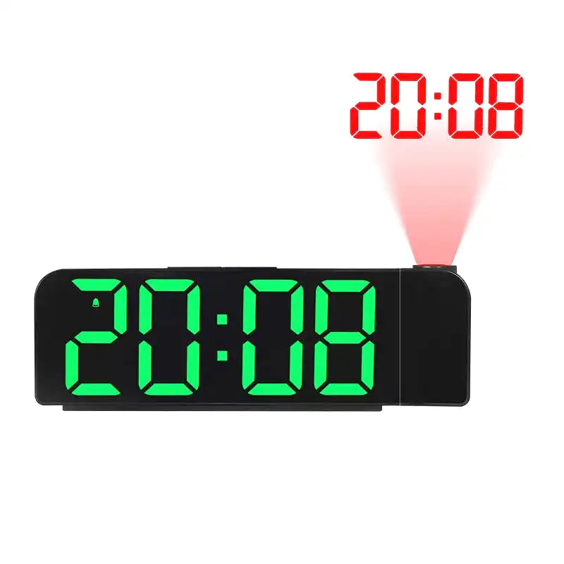 Réveil numérique noir avec projection rouge et LED colorées -  - reveil-projecteur-ado - ["ado","projecteur","radio reveil projecteur","r\u00e9veil projecteur"]