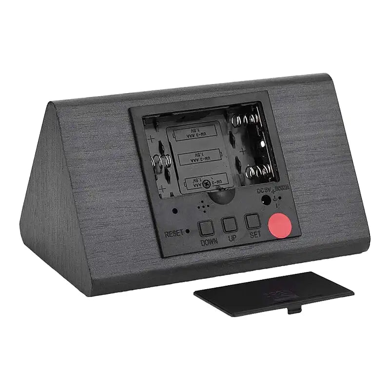 Réveil numérique noir effet bois à affichage blanc -  - reveil-bois-noir - ["digital","num\u00e9rique","radio bois","radio reveil","radio reveil bois","r\u00e9veil digital","simple"]