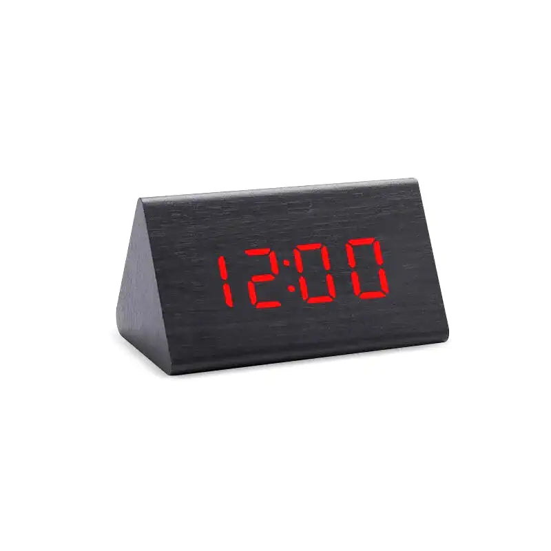 Réveil numérique noir effet bois à affichage blanc -  - reveil-bois-noir - ["digital","num\u00e9rique","radio bois","radio reveil","radio reveil bois","r\u00e9veil digital","simple"]