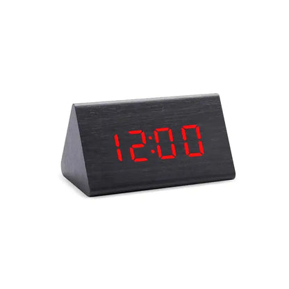 Réveil numérique noir effet bois à affichage blanc -  - reveil-bois-noir - ["digital","num\u00e9rique","radio bois","radio reveil","radio reveil bois","r\u00e9veil digital","simple"]