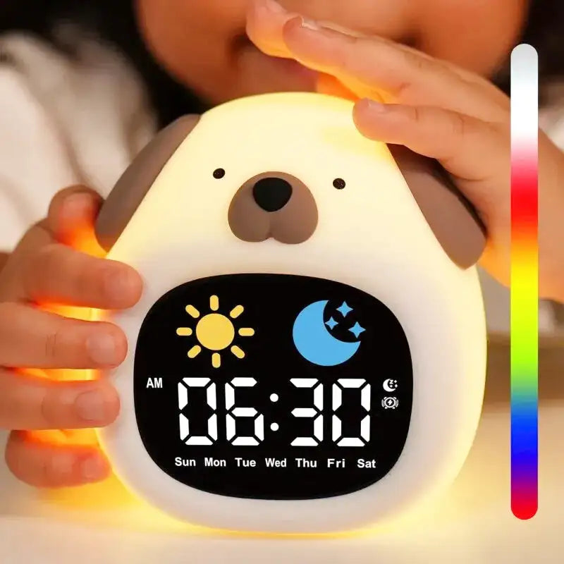 Réveil numérique ours en plastique lumineux avec affichage LED -  - reveil-lumineux-jour-nuit - ["ado","enfant","Jour Nuit","lumineux","Radio R\u00e9veil Lumineux","r\u00e9veil enfant","\u00e9ducatif"]