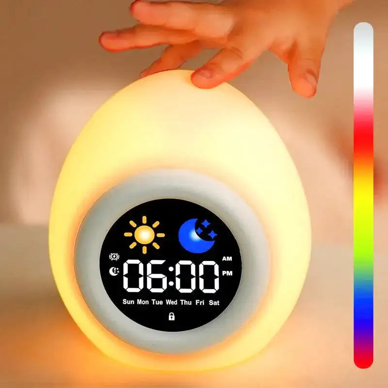 Réveil numérique ours en plastique lumineux avec affichage LED -  - reveil-lumineux-jour-nuit - ["ado","enfant","Jour Nuit","lumineux","Radio R\u00e9veil Lumineux","r\u00e9veil enfant","\u00e9ducatif"]