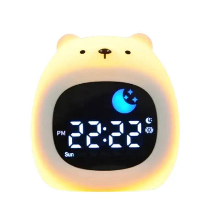 Réveil numérique ours en plastique lumineux avec affichage LED -  - reveil-lumineux-jour-nuit - ["ado","enfant","Jour Nuit","lumineux","Radio R\u00e9veil Lumineux","r\u00e9veil enfant","\u00e9ducatif"]
