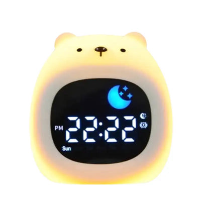 Réveil numérique ours en plastique lumineux avec affichage LED -  - reveil-lumineux-jour-nuit - ["ado","enfant","Jour Nuit","lumineux","Radio R\u00e9veil Lumineux","r\u00e9veil enfant","\u00e9ducatif"]