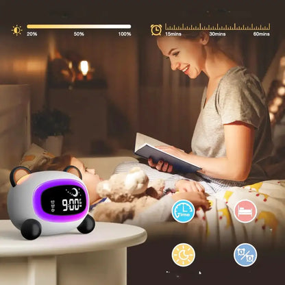 Réveil numérique panda avec affichage LED coloré -  - reveil-enfant-panda - ["ado","enfant","r\u00e9veil enfant"]