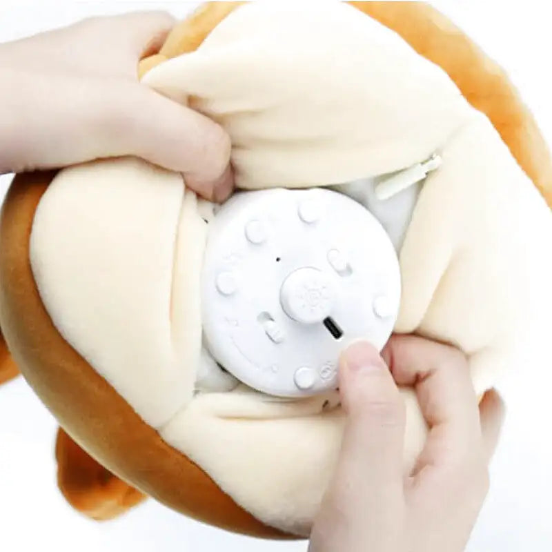 Réveil numérique peluche en forme d’ourson crème -  - reveil-fille-10-ans - ["ado","veilleuse"]