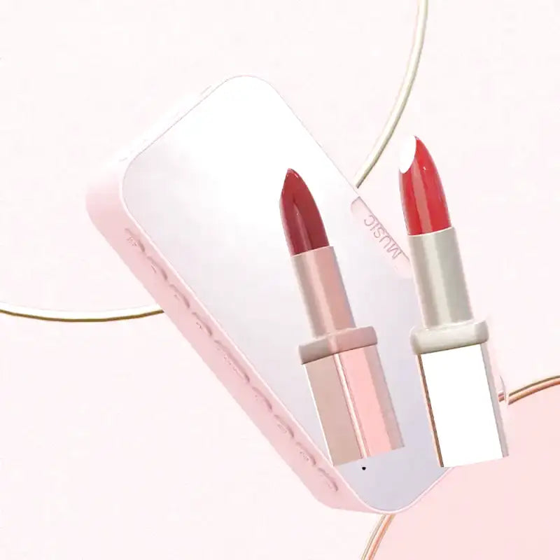 Réveil numérique rose avec écran multifonction rectangulaire -  - reveil-connecte-rose - ["connect\u00e9","digital","moderne","num\u00e9rique","petit r\u00e9veil","plastique","rose","r\u00e9veil digital","simple"]