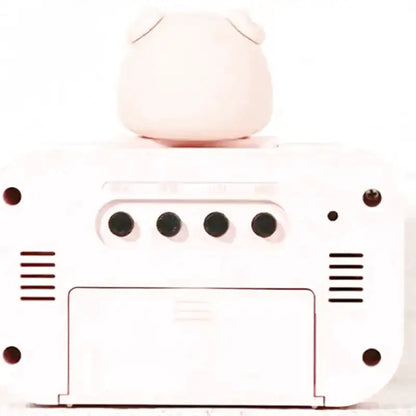 Réveil numérique rose avec figurine cochon décorative -  - reveil-fille-10-ans-rose-poudre - ["ado"]
