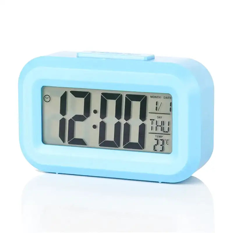 Réveil numérique rose pastel en plastique mat -  - reveil-numerique-enfant - ["enfant","r\u00e9veil enfant","\u00e9ducatif"]