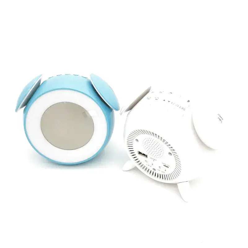 Réveil numérique turquoise en plastique avec affichage multifonction -  - reveil-intelligent-enfant - ["enfant","intelligent","r\u00e9veil enfant"]