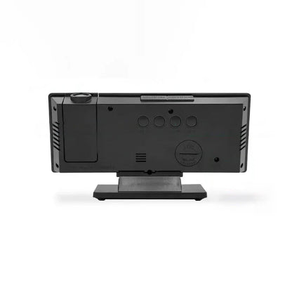 Réveil projecteur en verre avec support pour fléchettes -  - reveil-projecteur-noir - ["projecteur","radio reveil projecteur","r\u00e9veil projecteur"]