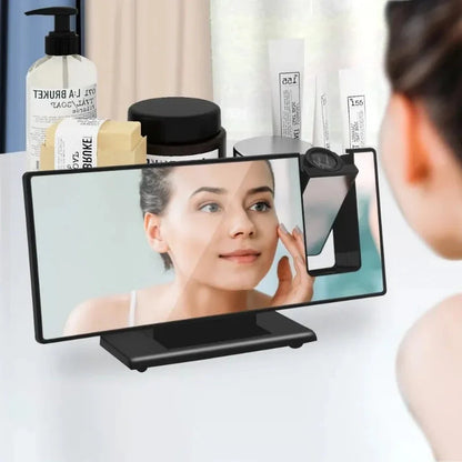 Réveil projecteur en verre avec support pour fléchettes -  - reveil-projecteur-noir - ["projecteur","radio reveil projecteur","r\u00e9veil projecteur"]