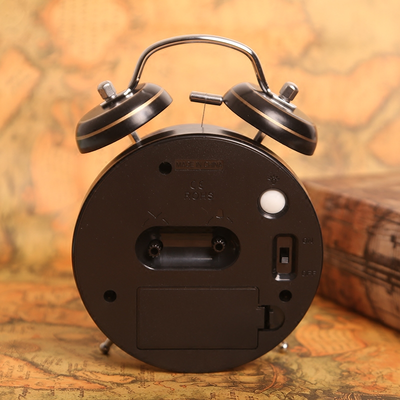 Réveil rétro métal à chiffres multicolores -  - reveil-vintage-double-cloches - ["Jour Nuit"]