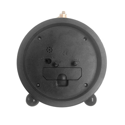 Réveil rond en métal vieilli style rétro -  - reveil-horloge-vintage - ["analogique","Jour Nuit","R\u00e9veil Analogique"]