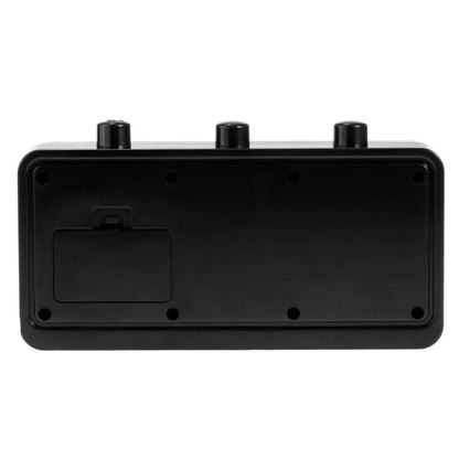 Réveil rectangulaire lamelles avec affichage date -  - reveil-vintage-lamelles - ["analogique","Jour Nuit","R\u00e9veil Analogique"]