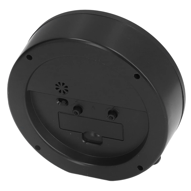 Réveil rond vintage rouge foncé et crème -  - reveil-vintage-rond - ["analogique","Jour Nuit","R\u00e9veil Analogique"]